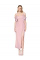 Mermaid Cold Shoulder Short Knee Length Chiffon Prom Dress