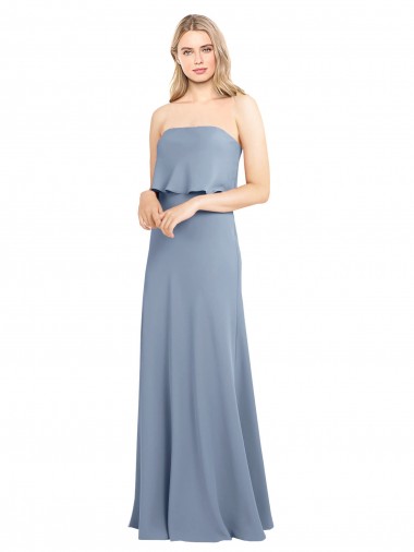 Buy High Neck Sheath Sleeveless Stretch Crepe Prom Dress UK
